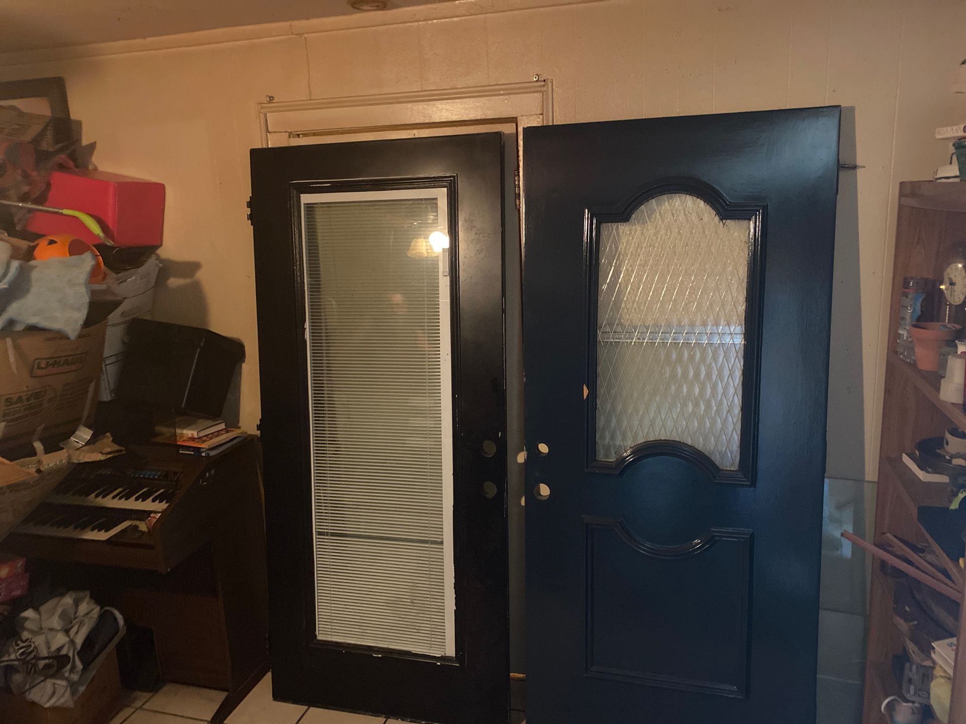 36” steel door set