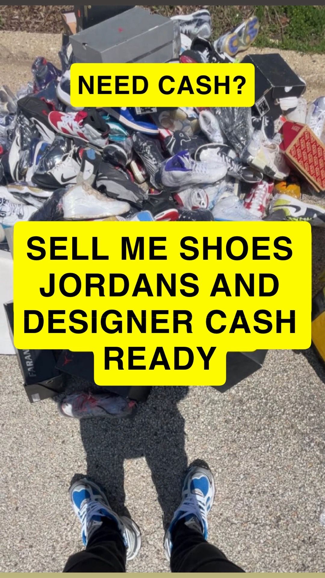 Sell me Jordan’s and Designer