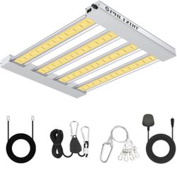 Phlizon Pro 2000 LED Grow Light 3x3ft 4x4ft Full Spectrum LED Grow Lights with 1152pcs SMD Led 2.8 umol/J Dimmable Daisy Chain Plant Grow Lamp for Ind