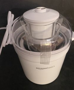 Amazonbasics ice cream maker hot sale