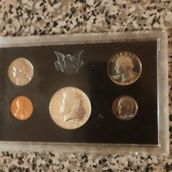1969 Proof Set Kennedy Half Us Silver
