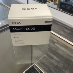 Sigma 35mm F1.4 For Sony