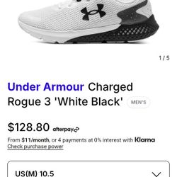  New Under Armour  Sneaker Shoes 