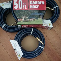 50ft Garden Hose New With Nozzle $25.00 Each Firm
