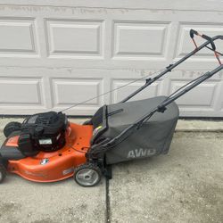 Husqvarna AWD Self Propelled Lawn Mower with Bag