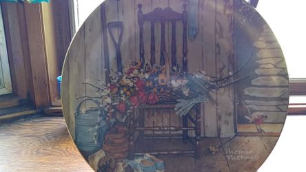 Norman Rockwell's plate