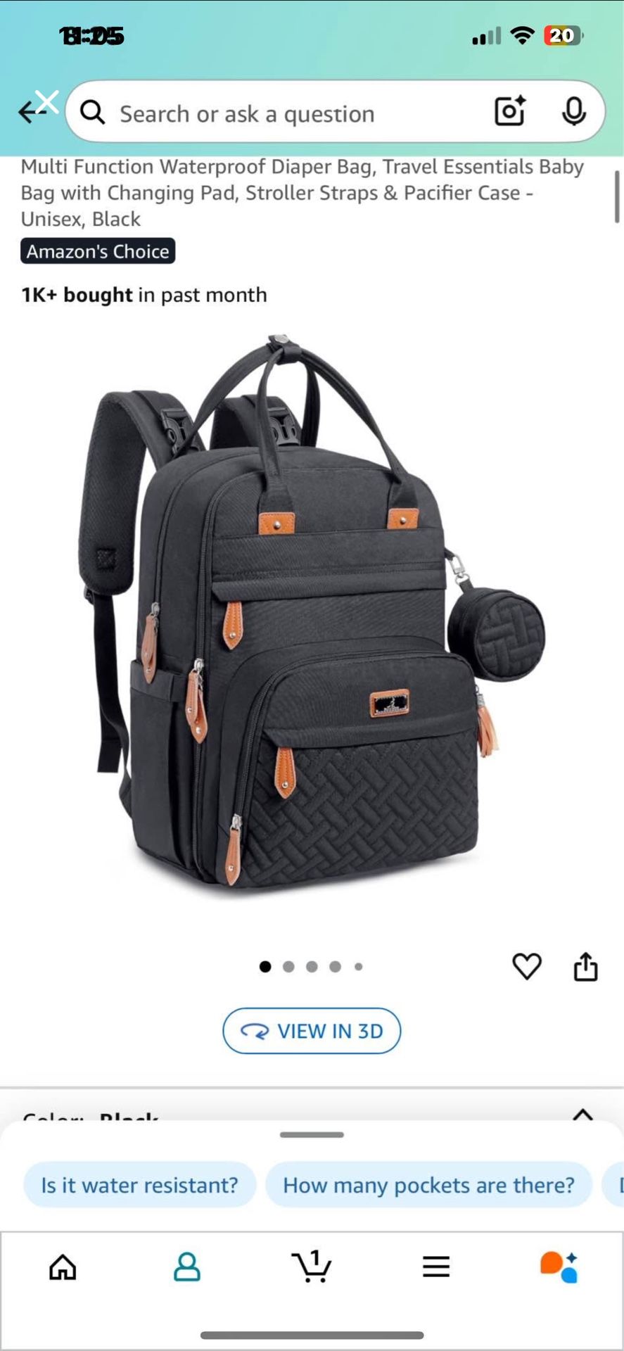 Diaper Backpack 