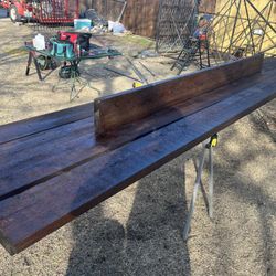 2x8x14 Cedar With Walnut Stain