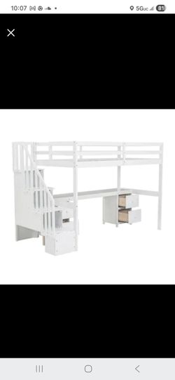 Bunk loft bed