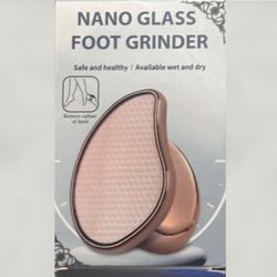 New Nano Glass Foot Grinder in Rose Gold