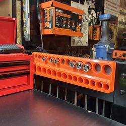 Orange, Magnetic Socket Holder