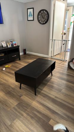 Black coffee table
