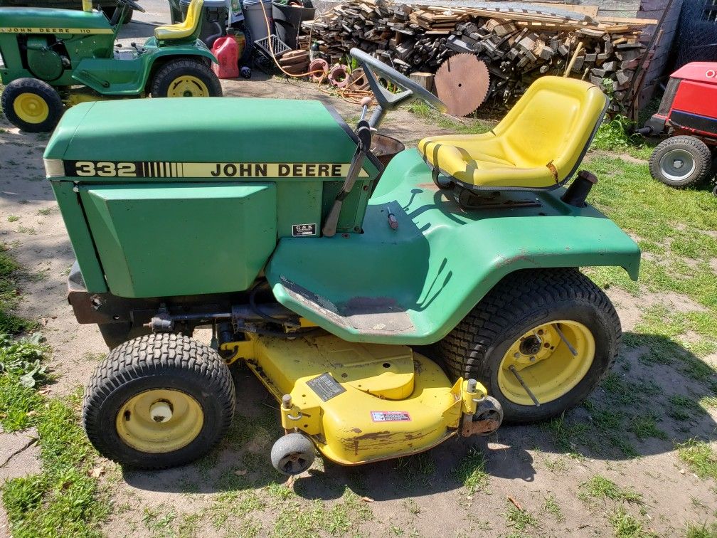 John deere 332 lawn tractor for sale sale