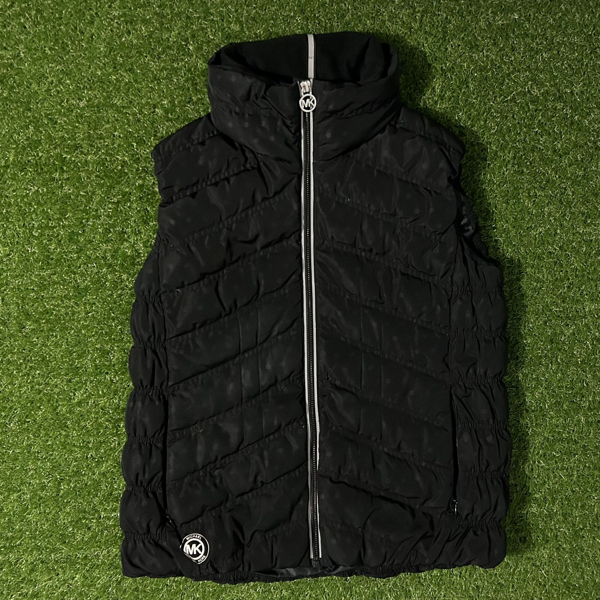 Womens Michael Kors Puffer Jacket Vest Cost Sweater Size Small