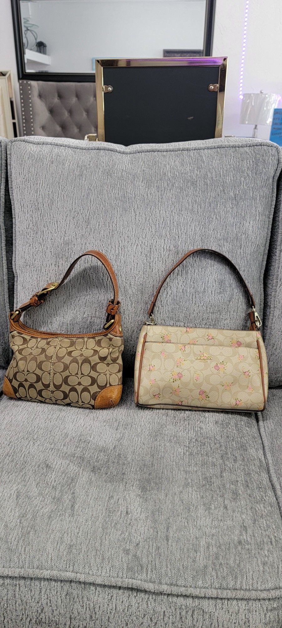 2 GENUINE COACH SHOULDER BAG