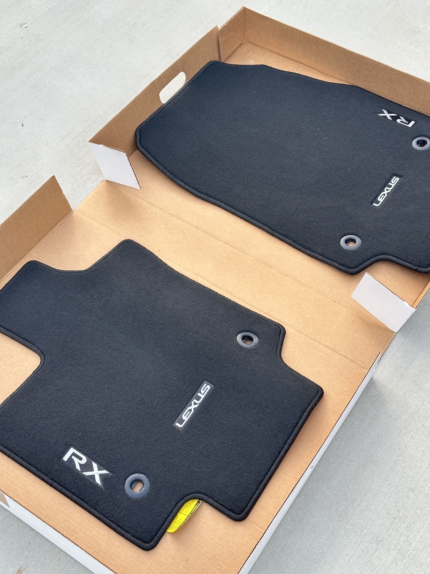 Genuine 2023+ Lexus RX 350 Front Floor Mats