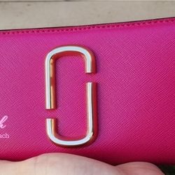 MARC JACOBS Snapshot Open Face Leather Wallet