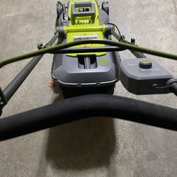 Sun Joe Ion 16lm 40 Volt 16 Inch Brushless Cordless Lawn Mower. Comes With Battery And Charger