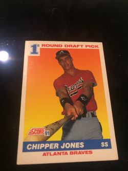 Chipper Jones baseball card