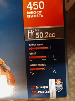 Husqvarna 450 Rancher Chainsaw Bar Brand New For Sale In Federal Way Wa Offerup