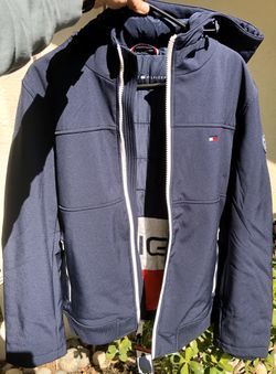 Tommy Hilfiger Soft Shell Quilted Lined Jacket with Hood