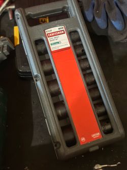 Craftsman 12-Pc Metric Impact Socket Set — 1/2” Drive