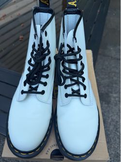 White Doc Martin Boots