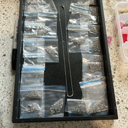 31 Pieces Necklaces Stainless Steel