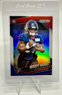 2025 Panini Prizm - Woody Marks Red White Blue Prizm (RC) MT #395 Texans🔥🔥