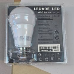 LEDARE LED Bulb E26 600 Lumen 2700K Warm White IKEA (10W)
