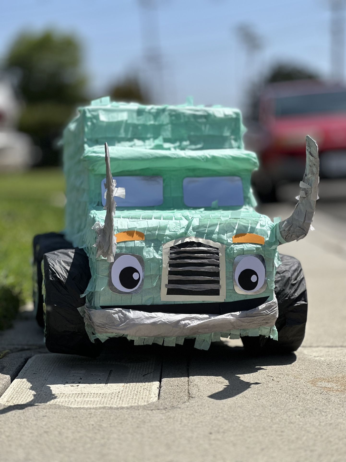 Large Custom Trash Truck Piñata (Netflix Show)