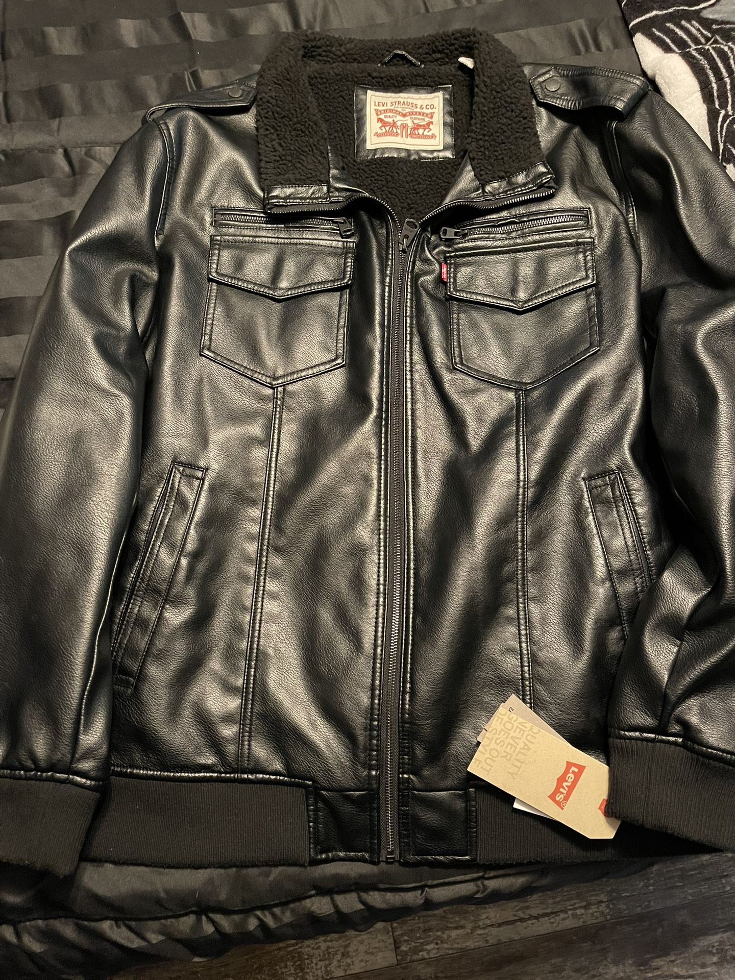 Leather Levis Jacket