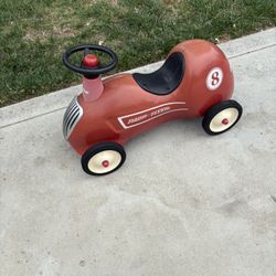 Red Radio Flyer Ride-On Car #8