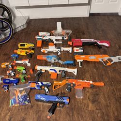 20 Nerf Guns Bundle Plus 1 Rival Gun