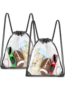 Clear Drawstring Backpack