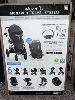 Evenflo Monarch Travel System with LiteMax NXT Car Seat