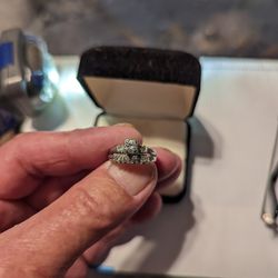 Platinum And Diamond Wedding Rings.