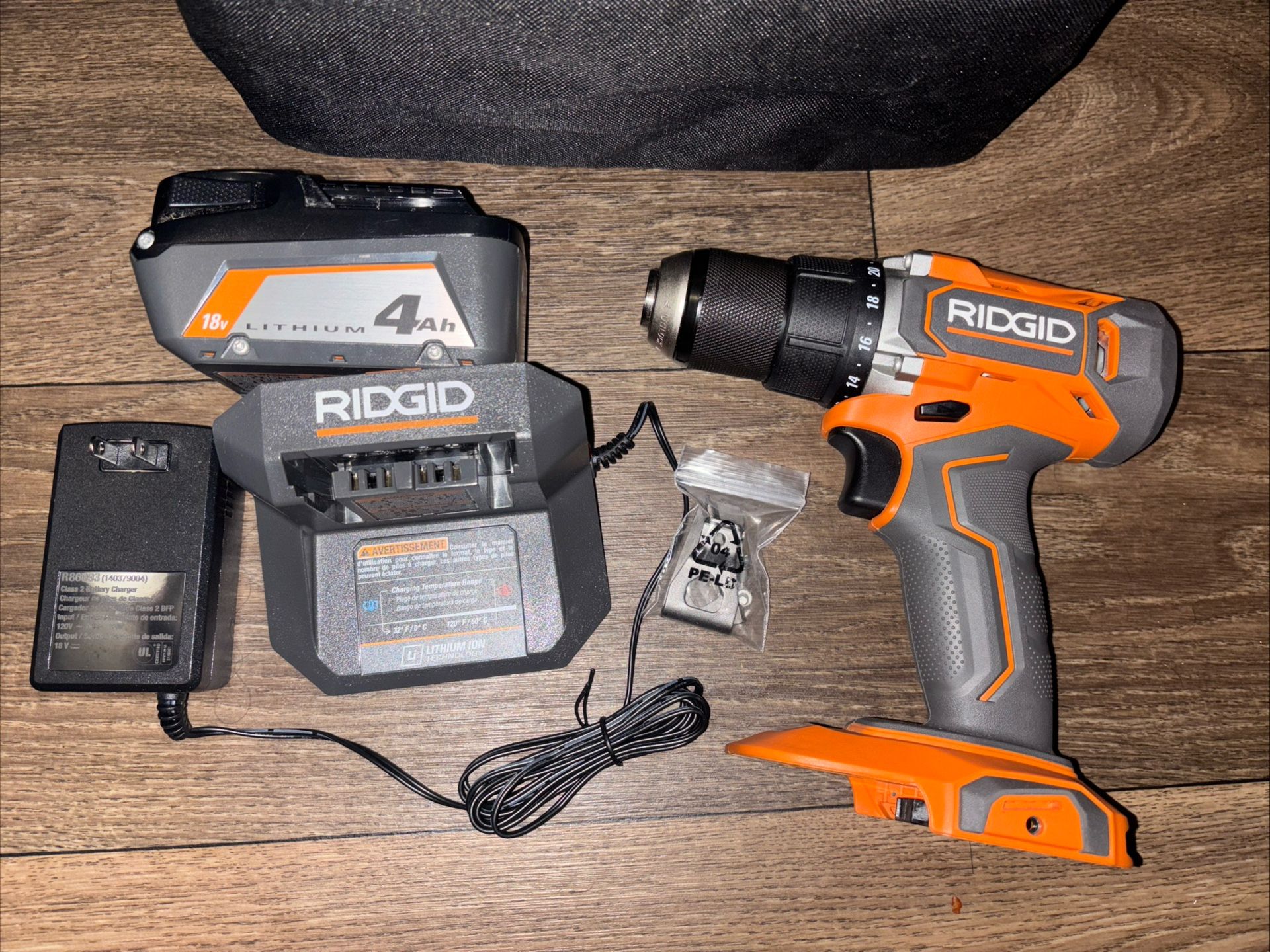 Ridgid R860010 18V 1/2 In. Drill/Driver W/4Ah battery/charger