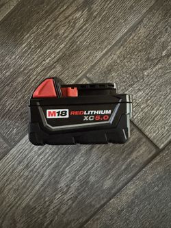 Milwaukee 5.0 Batery 