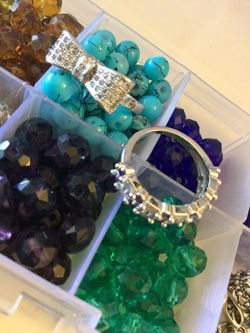 Rings - Rings 🎀 💍 Pretty Sterling Silver Bow ring $28 / Amethyst gemstone Sterling Ring $25. NEW Jewelry 🎀 Rings 💍