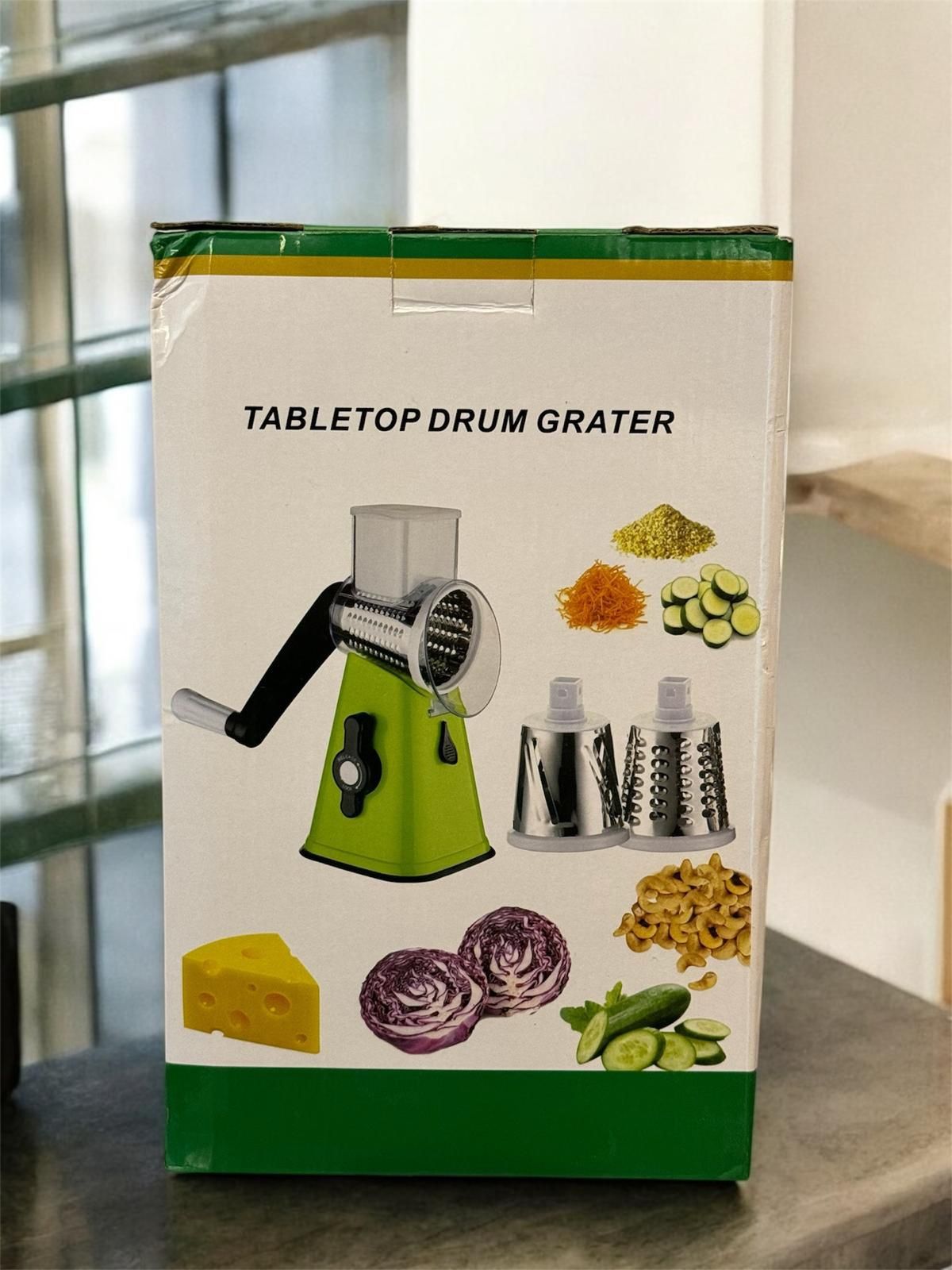 Brand New Tabletop Drum Grater