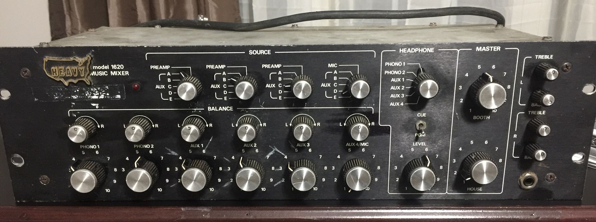 Original Urei 1620 Rotary DJ Mixer recently serviced