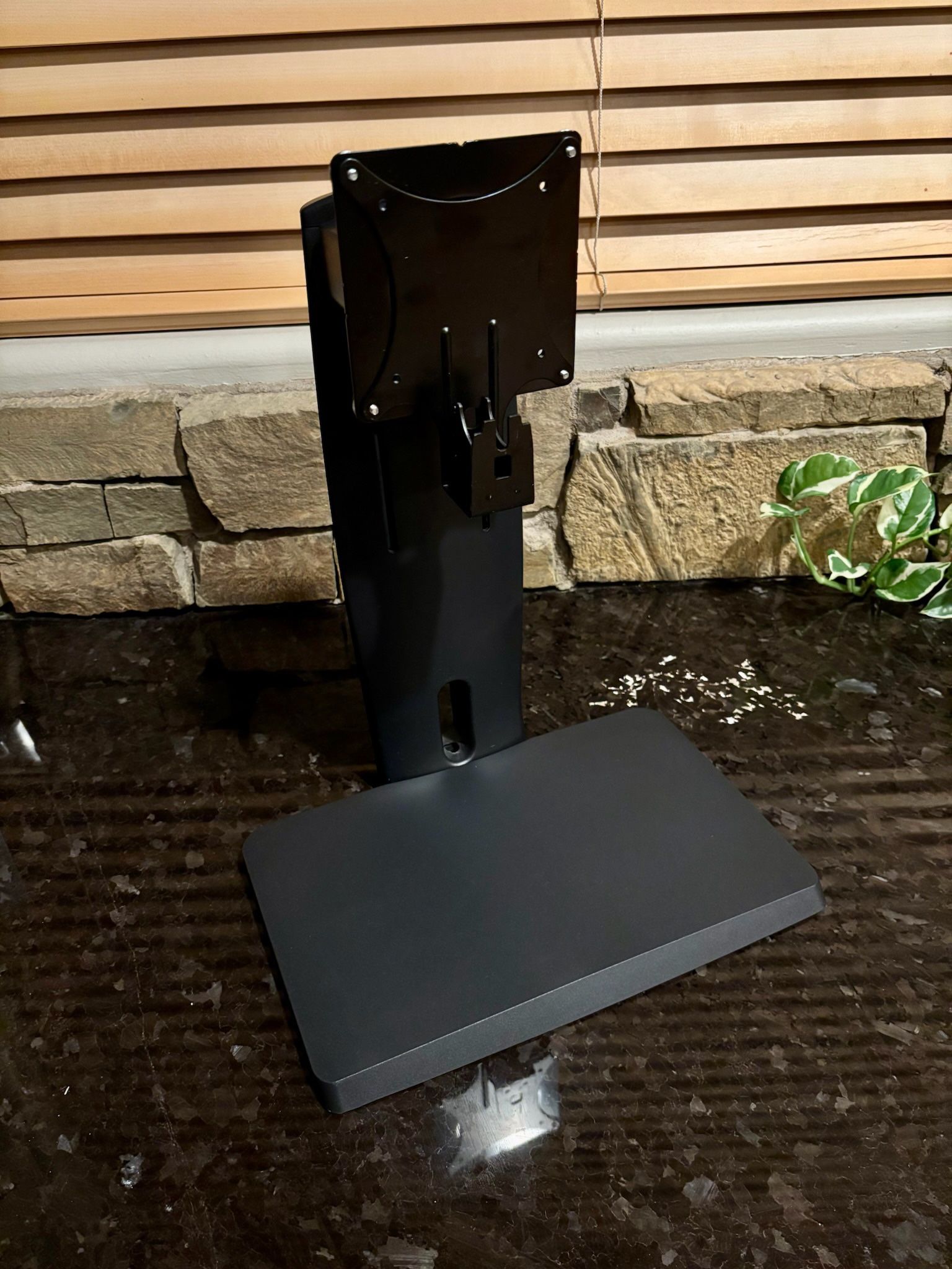 Amazon Basics Monitor Stand Used With 27” Monitor