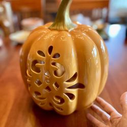Pumpkin Luminary Festive Fall Halloween Lantern