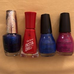 Four Nail polishes 