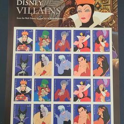 Disney Villains Forever Stamps