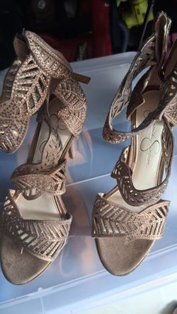 NICE BRILLIANT HIGH HEELS SANDALS 👡