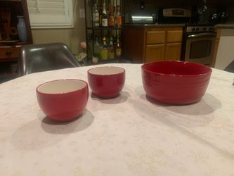 Red Bowl set