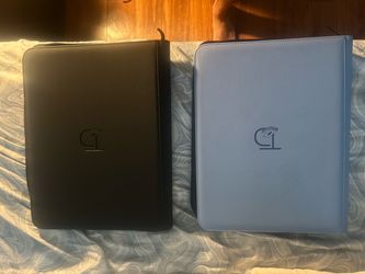 Top loader binders