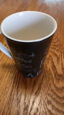Starbucks 2010 Chalkboard 16 oz ~ Coffee /Tea Mug